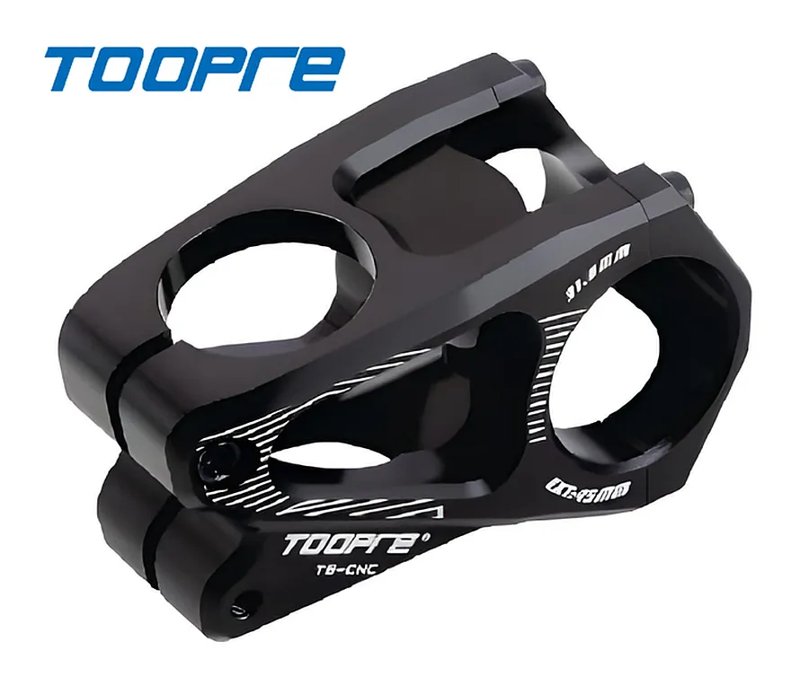 Toopre A-Head kormányszár (stucni), 45x31,8 mm, -6 fok, alu, fekete