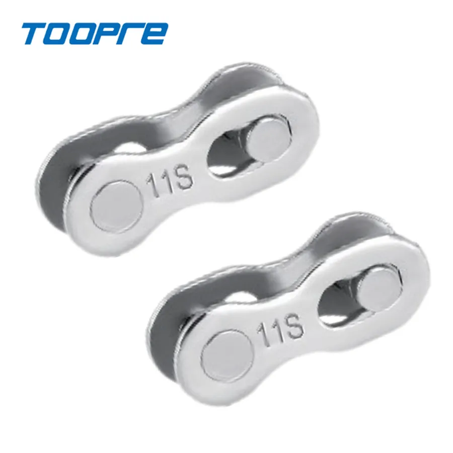 Toopre Split Link lánc patentszem, 11s, 2 pár, ezüst