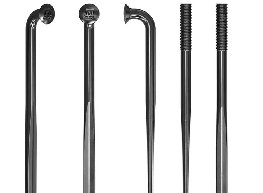 DT Swiss Aero Comp küllő, 246 x 2,3 x 1,2 mm, küllőanya nélkül, fekete
