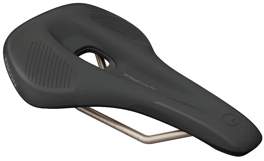 Ergon SR Allroad Comp férfi nyereg, M/L-es méret (249x151 mm), anatómikus, fekete