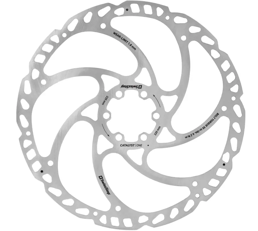 SwissStop Catalyst One 6 csavaros féktárcsa, 220 mm