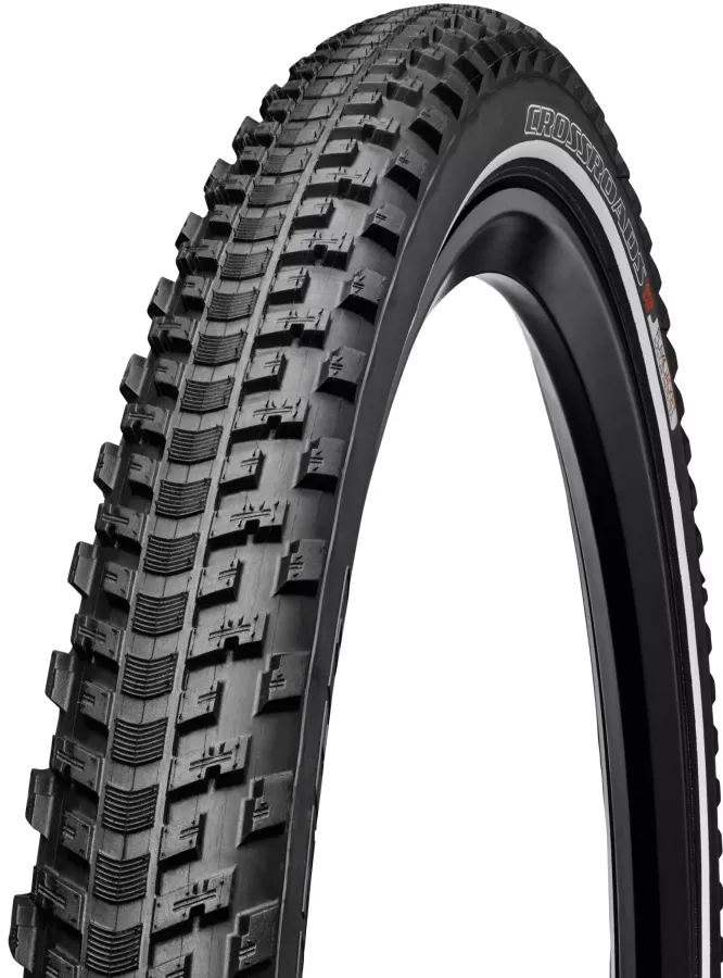 Specialized Crossroads 28x1,5 (38-622) külső gumi (köpeny), defektvédett (Flak Jacket), reflexcsíkos, 580g, fekete