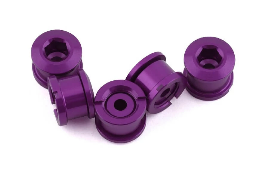 Csepel lánckerék rögzítõ csavar szett (5 db, 6,5 mm), lila