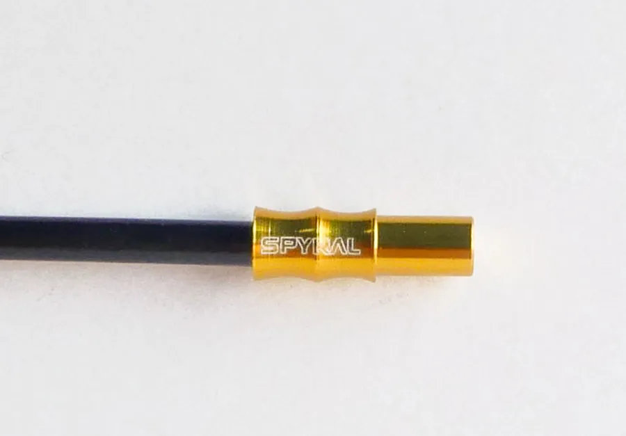 Spyral 4 mm-es alu bowdenház kupak váltóbowdenházhoz, 1 db, arany színű