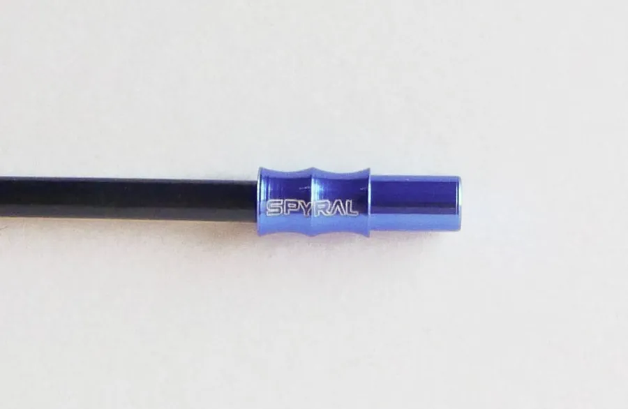 Spyral 4 mm-es alu bowdenház kupak váltóbowdenházhoz, 1 db, kék