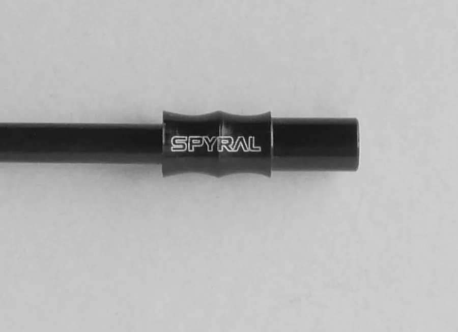 Spyral 4 mm-es alu bowdenház kupak váltóbowdenházhoz, 1 db, fekete