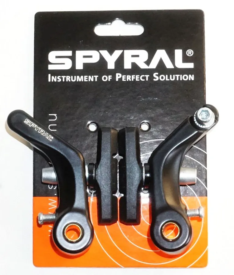 Spyral alu cantilever fék, 1pár, fekete színű