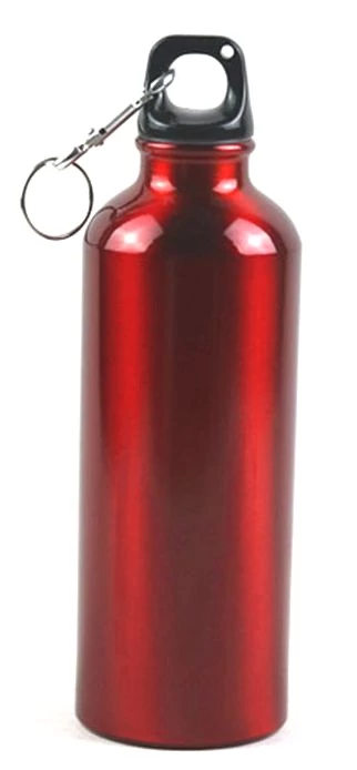 Spyral alumínium kulacs, 500 ml, csavaros, piros
