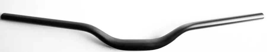 Spyral hajlított MTB kormány, 31,8x740x50 mm, alumínium, fekete