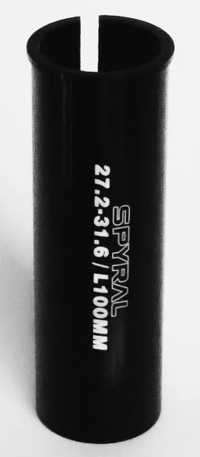 Spyral nyeregcső adapter 27,2 - 31,6 mm, fekete színű