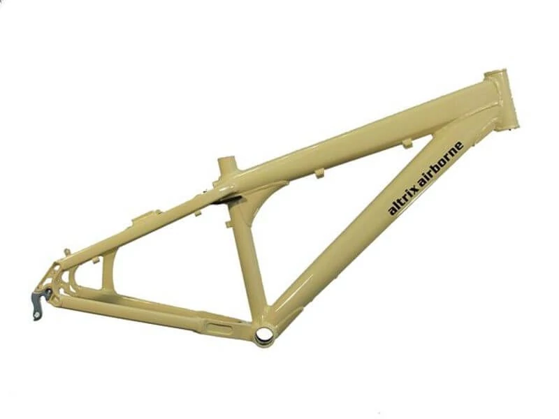 Altrix Airborne Dual 26-os MTB dirt kerékpár váz, alumínium, 13,5 col, krém színű