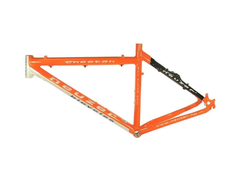 Neuzer Cheetah 26-os MTB kerékpár váz, alumínium, narancs-fehér, 19 col