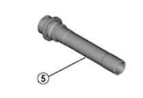 Shimano WH-RX570-TL-F12 első tengely, 100 mm