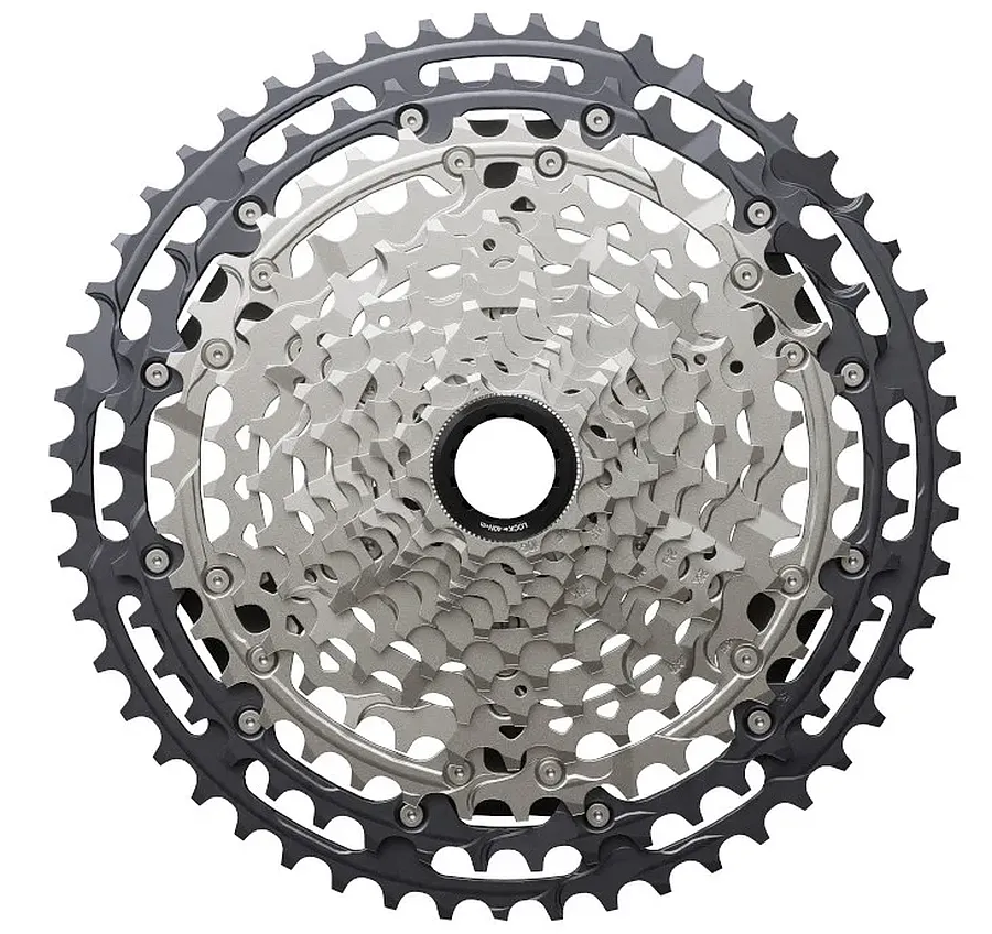 Shimano XT CS-M8200 kazettás lánckeréksor, 12s, 10-51T, MicroSpline, alu-acél 463g, ezüst-fekete, OEM kiszerelés
