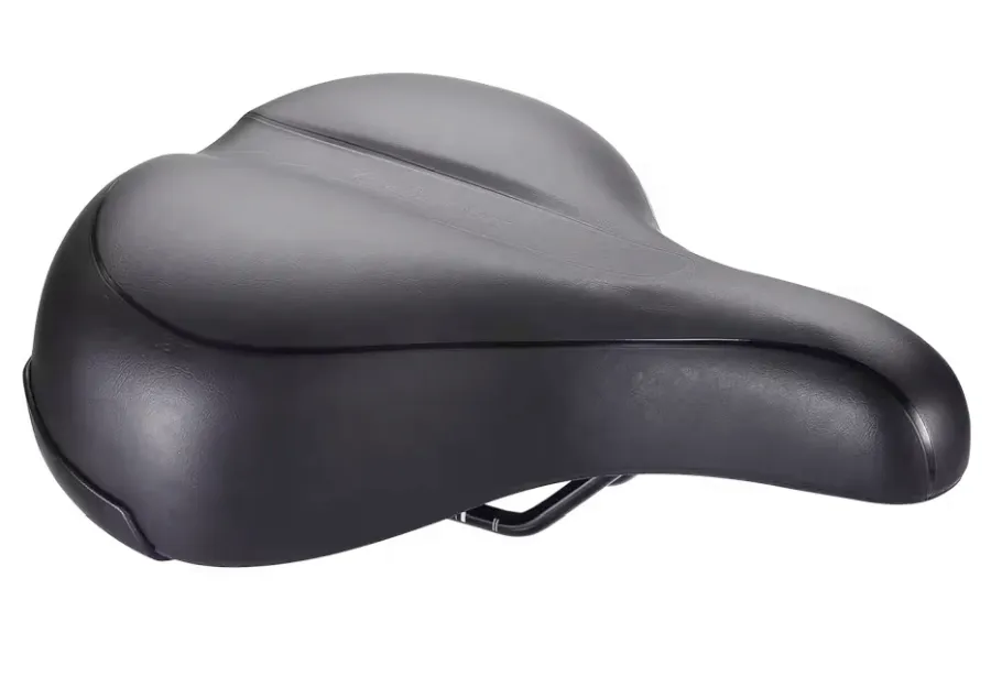BBB BSD-94 Meander Upright városi komfort nyereg, 265x225 mm, 718g, fekete