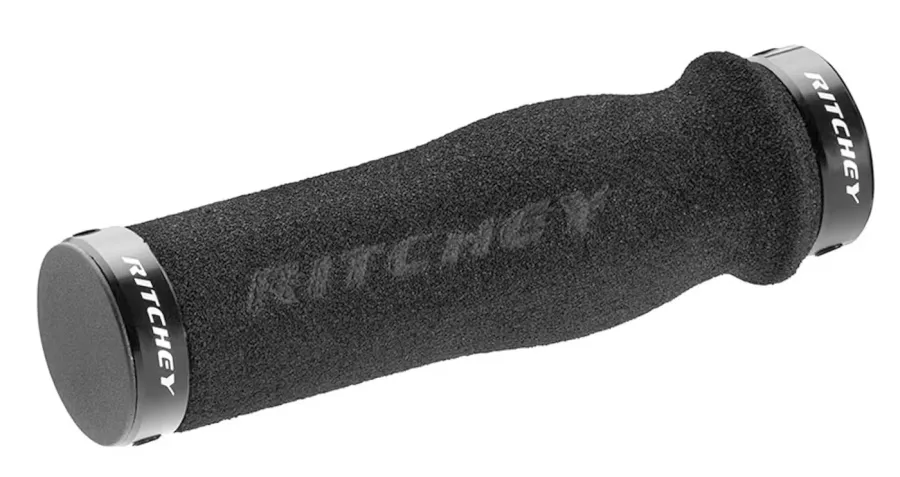 Ritchey WCS Ergo HD Locking bilincses szivacs markolat, 129 mm, fekete, fekete bilinccsel