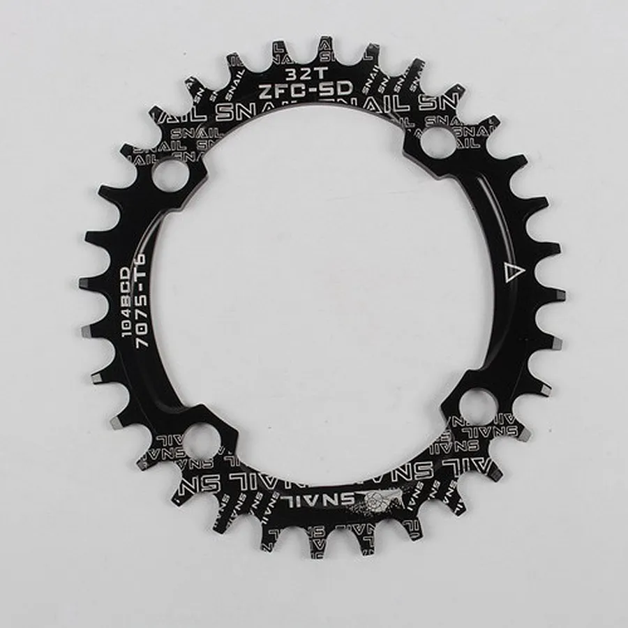 Spyral Speed ovális első MTB lánckerék 32T, 4x104 mm, 1x9-12s, narrow-wide, alumínium, fekete