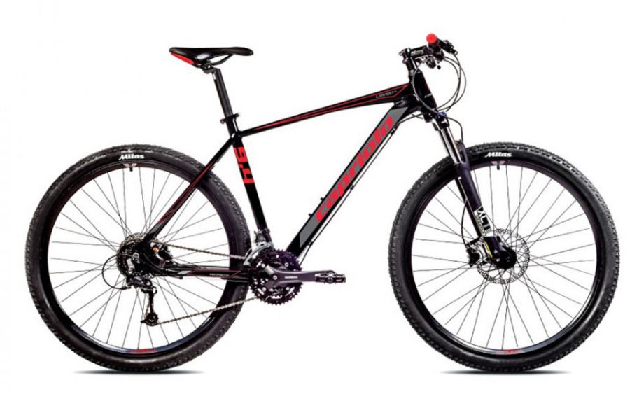 Capriolo Level 9.4 29-es hobbi MTB kerékpár, 27s, alumínium, 21-es  vázméret, fekete-szürke-piros