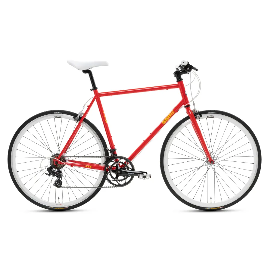 Csepel Torpedo 3* 2022 férfi 700c fitness kerékpár, acél, 14s, 54 cm, piros