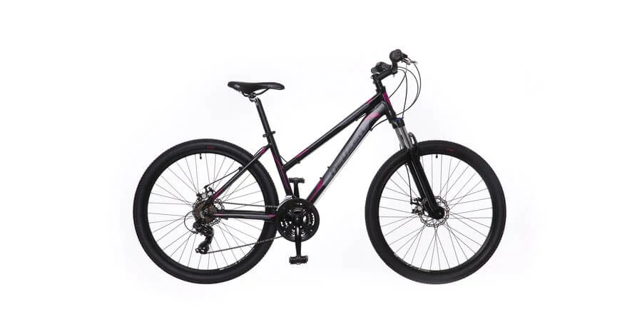 Neuzer Duster Hobby Disc 2020 női 27,5 MTB kerékpár, 21s, alumínium, 17-es vázméret, fekete-pink-szürke