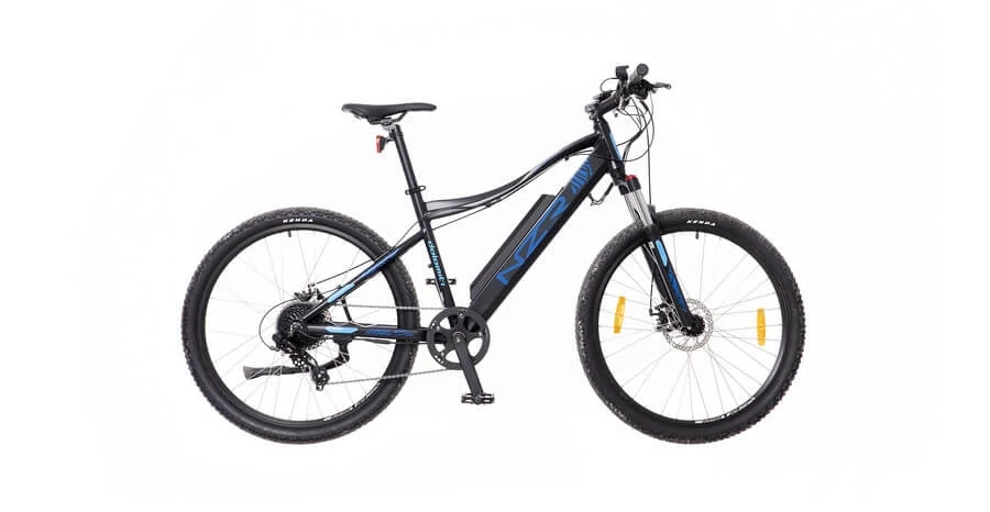 Neuzer Dolomiti 2022 férfi elektromos 27,5 MTB kerékpár, alumínium, 8s, 19-es vázméret, fekete