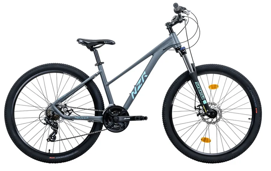 Neuzer Duster Hobby Disc 2025 női 27,5-es MTB kerékpár, 21s, alumínium, M-es vázméret, szürke