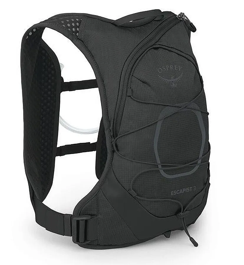 Osprey Escapist Velocity 3 kerékpáros hátizsák (mellény), ivótasakkal, 3L, L-XL-es méret, fekete