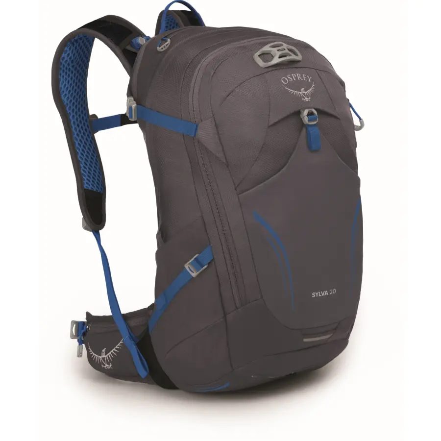 Osprey Sylva 20 női kerékpáros hátizsák, esőhuzattal, 20L, grafitszürke