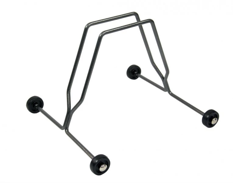 Gioma Bike Rack Easy gurulós földön álló kerékpár állvány acél, szürke