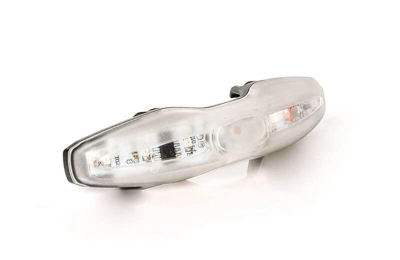 MET USB LED Light hátsó lámpa, bukósisakra szerelhető, 6 LED-es, USB-ről tölthető