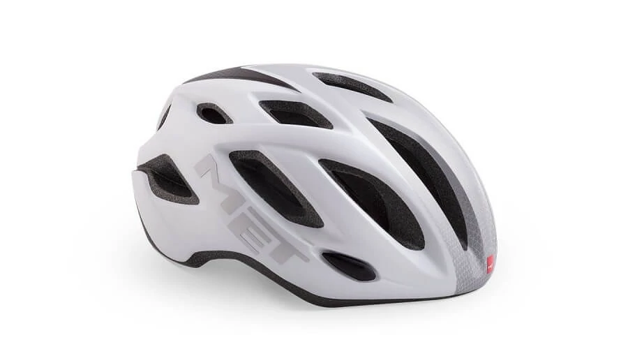 MET Idolo unisex bukósisak, M-es méret (52-59 cm), matt fehér