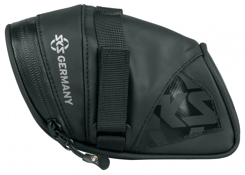 SKS Explorer Straps 500 nyeregtáska, tépőzáras, 0,5L, fekete