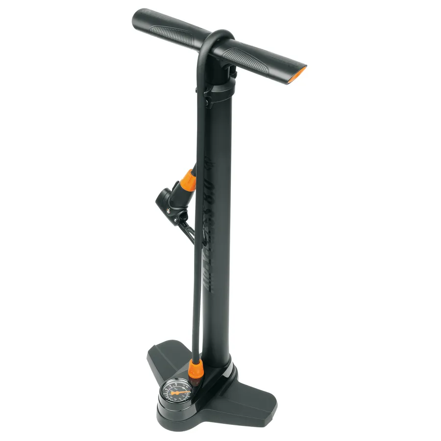 SKS Air X-Press 8.0 műanyag műhelypumpa, minden szeleptípushoz, 8 bar, fekete
