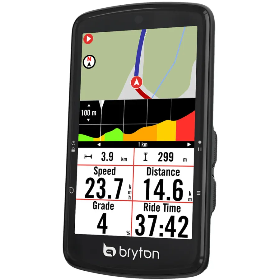 Bryton Rider S810 E GPS vezeték nélküli kerékpáros komputer, fekete