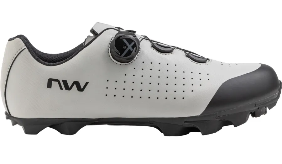 Northwave Scorpius MTB SPD kerékpáros cipő, világosszürke-fekete, 41-es