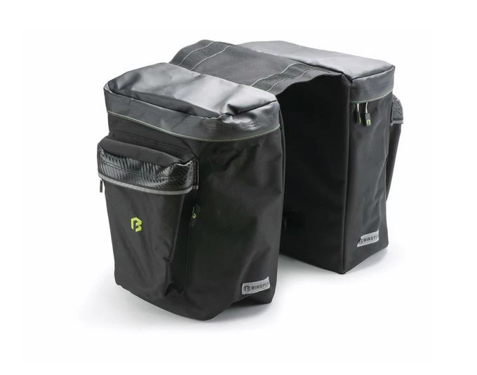 Bikefun Bundle két részes táska csomagtartóra, 25L, fekete