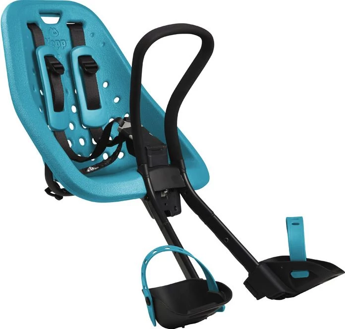 Thule Yepp Mini gyerekülés előre, adapteres, türkiz