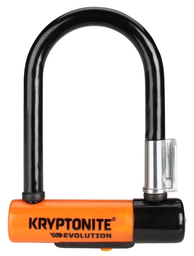 Kryptonite Evolution 4 Mini 5 U-lakat, 140x830x13 mm, narancs