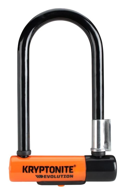 Kryptonite Evolution 4 Mini 9 U-lakat, 241x83x13 mm, narancs