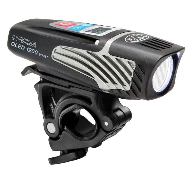NiteRider Lumina™  1200 Oled Boost első lámpa, 1200 lumen, USB-rõl tölthető, fekete