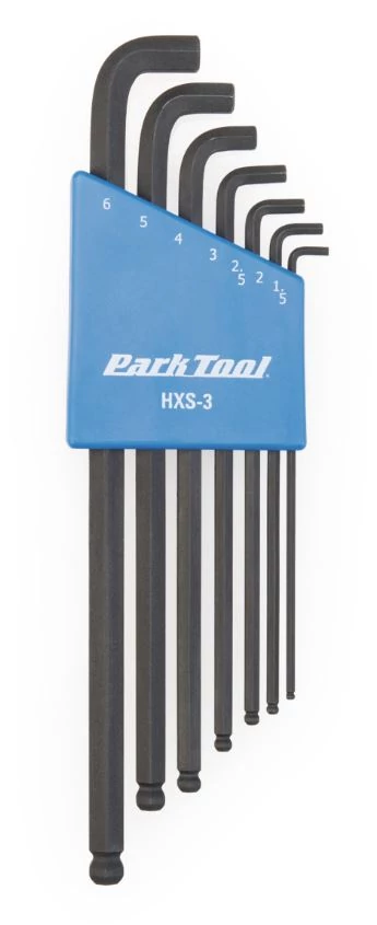 Parktool HXS-3 imbuszkulcs készlet, 6 részes, 1,5-6 mm