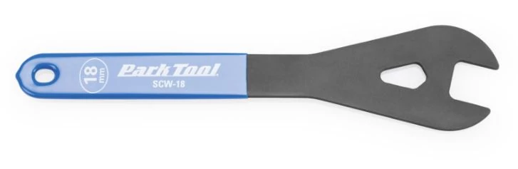 Parktool SCW-18 kónuszkulcs, 18 mm, gumírozott karral, kék