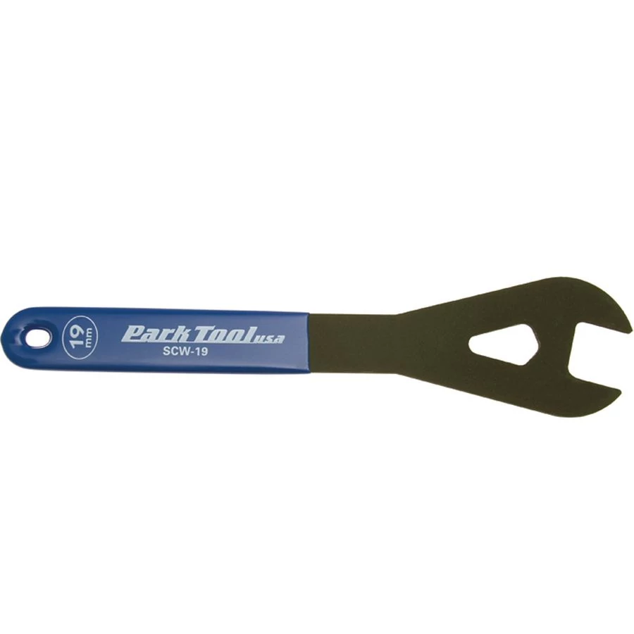 Parktool SCW-19 kónuszkulcs, 19 mm, gumírozott karral, kék