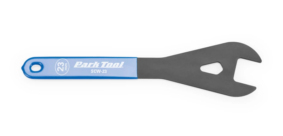 Parktool SCW-23 kónuszkulcs, 23 mm, gumírozott karral, kék
