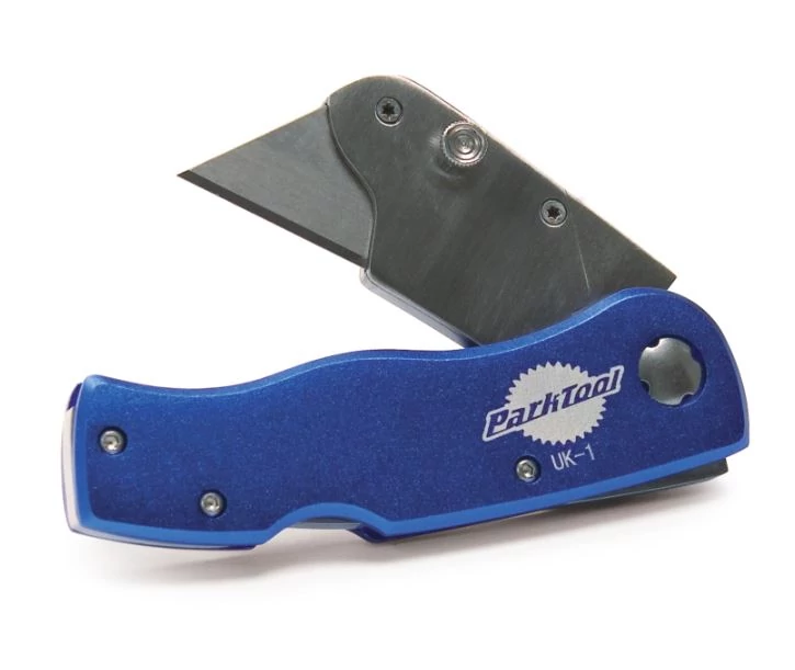 Parktool UK-1 cserélhető pengés kés, becsukható, kék