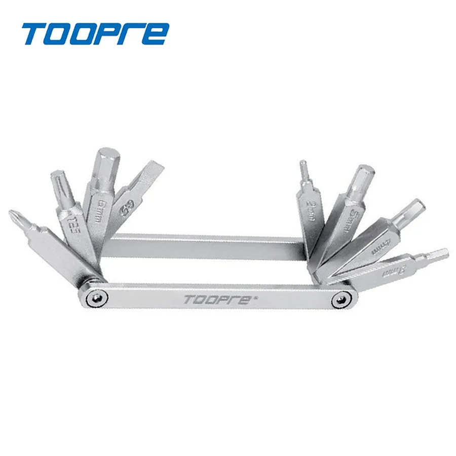 Toopre Multitool 8F 8 funkciós marokszerszám, acél, ezüst