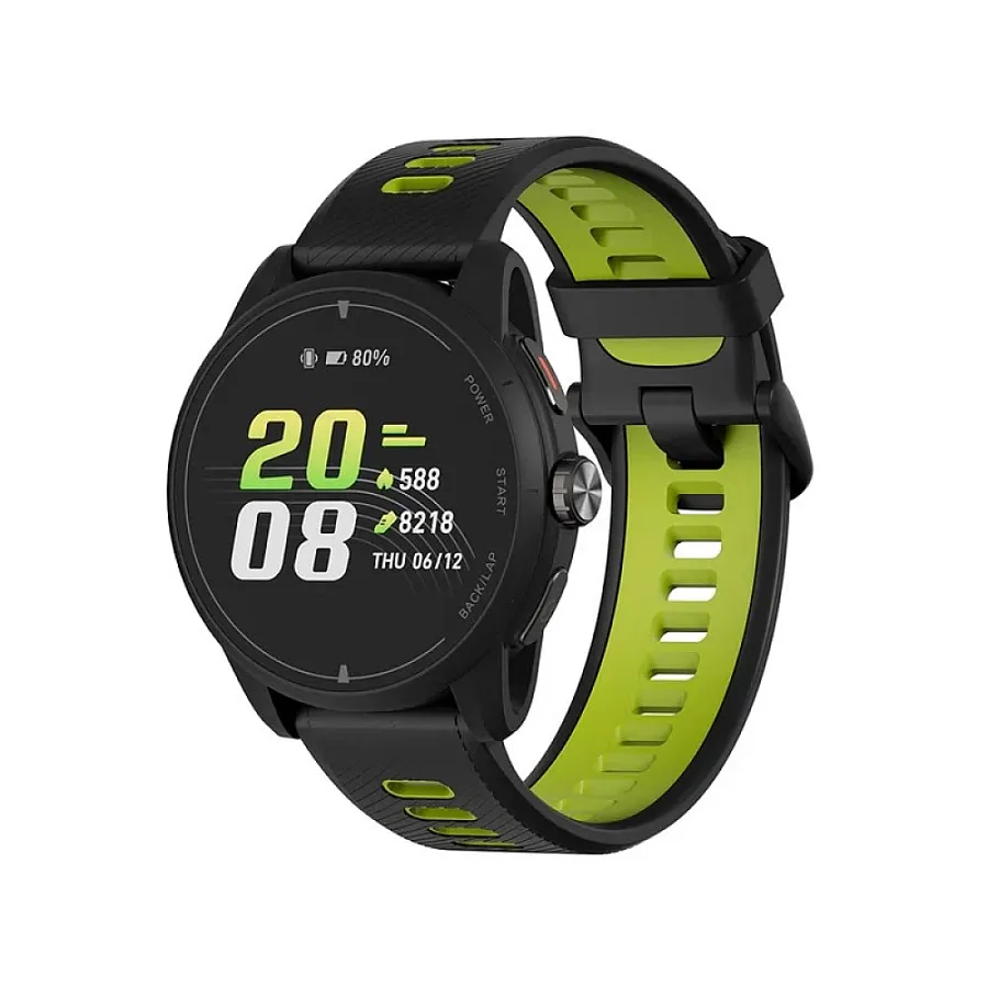 IGPSPORT VeRun GPS okosóra, fekete-zöld színű