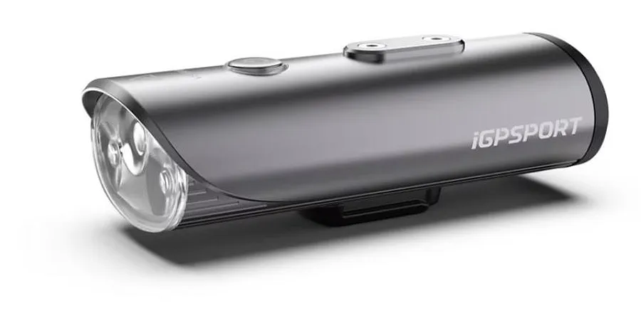 iGPSPORT VS1800 USB-ről tölthető első okos lámpa, power bank, 1800 lumen, szürke