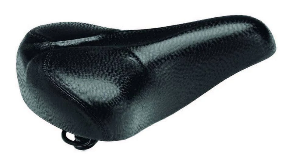 Monte Grappa 550 PU Lady női komfort nyereg, 270x210 mm, 720g, fekete