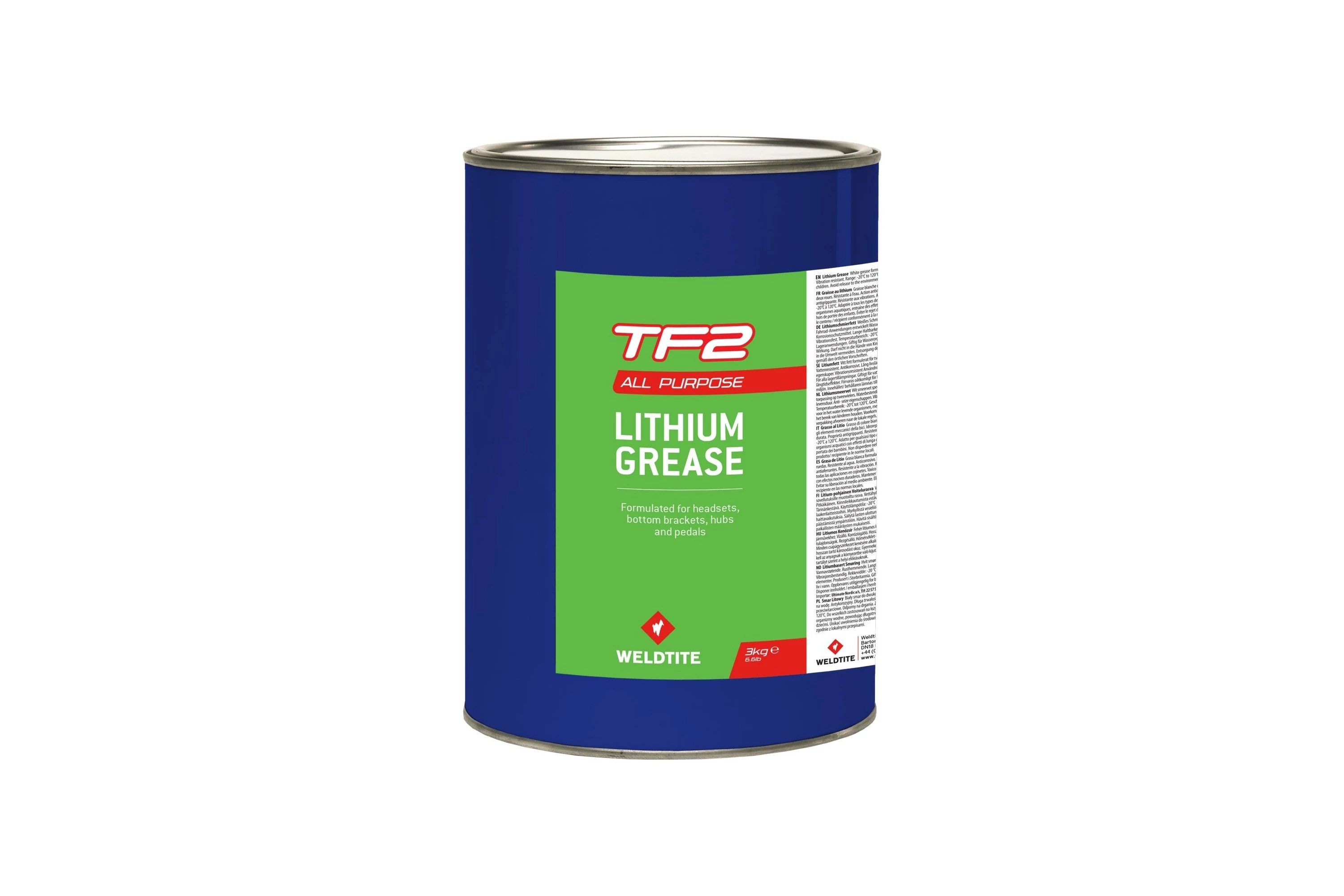 Weldtite TF2 All Purpose 03005 lítiumos kenőzsír, tégelyes, 3 kg